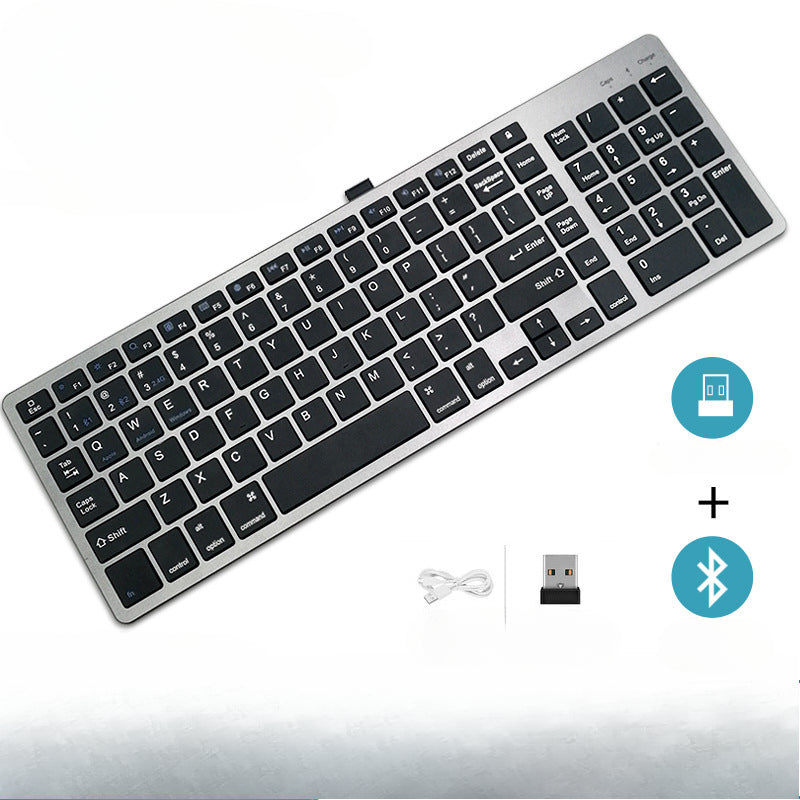 Wireless Keyboard Scissors Feet Mute Mini Set Portable Computer Tablet Phone Folding Bluetooth Keyboard