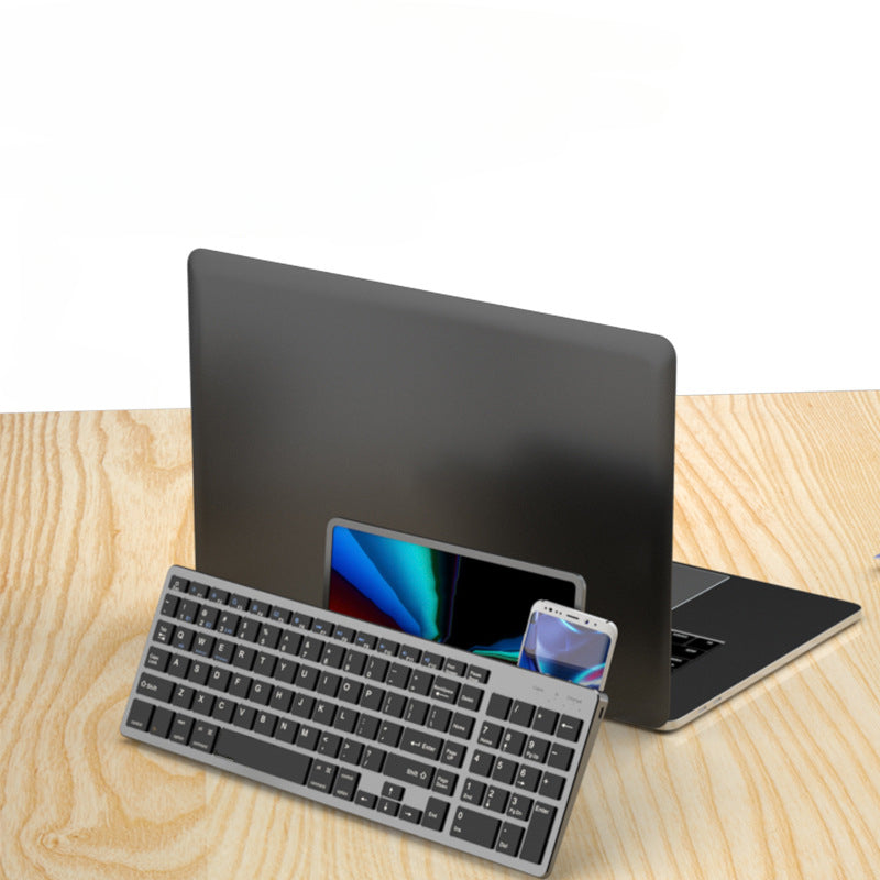 Wireless Keyboard Scissors Feet Mute Mini Set Portable Computer Tablet Phone Folding Bluetooth Keyboard