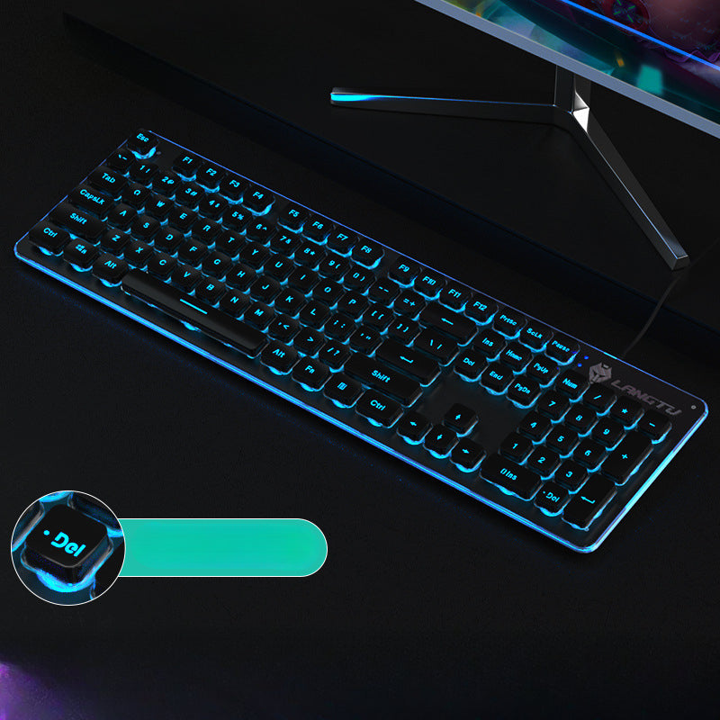 LT600 wireless silent film keyboard and mouse set desktop notebook game competitive office keyboard mouse