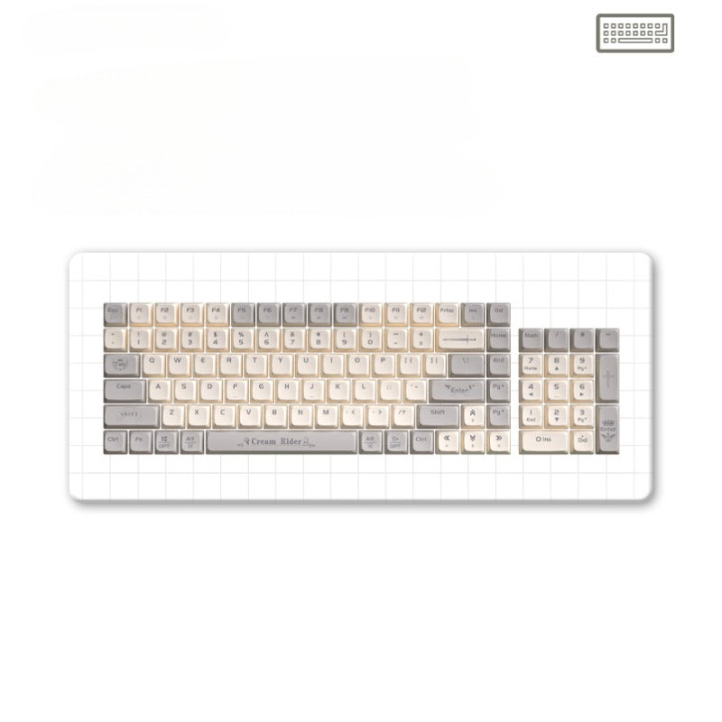 GK102 three-mode Bluetooth wireless mechanical keyboard, wired desktop notebook e-sports game green axis keyboard