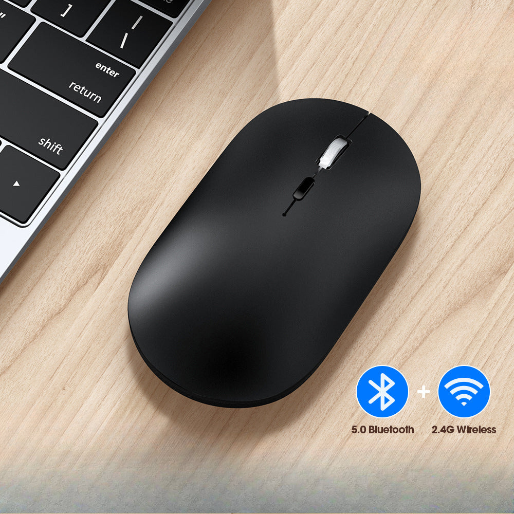 X2 Wireless Mouse Business Mute Typec Charging Aluminum Alloy Roller Office Mouse Bluetooth