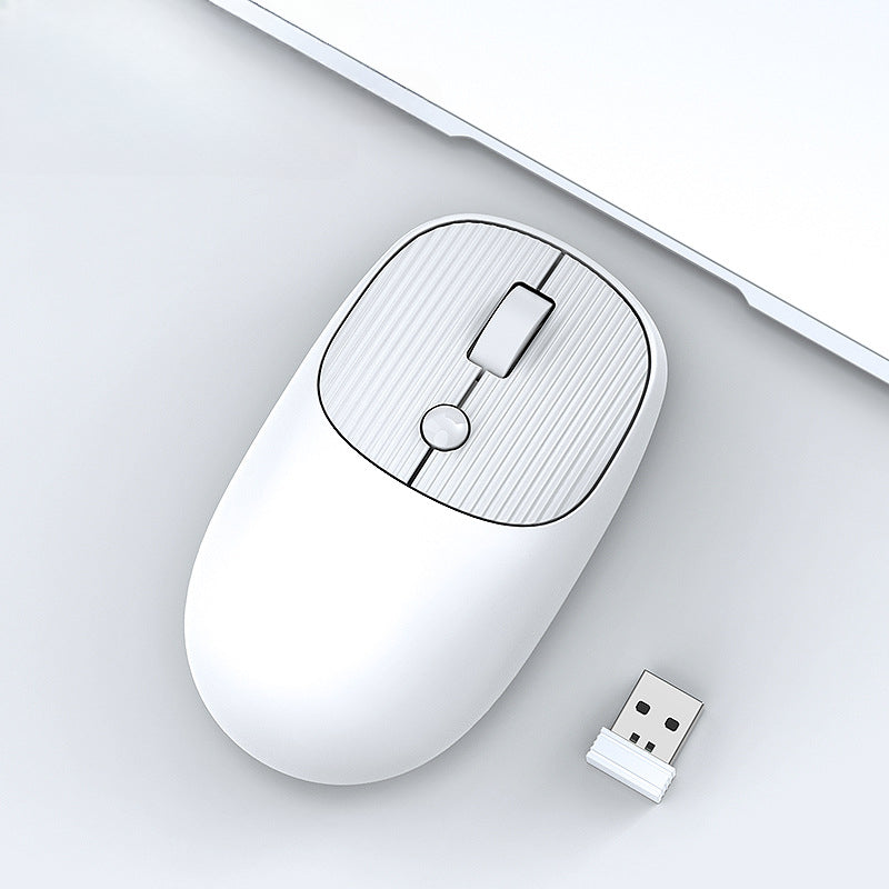 Q19 Wireless Bluetooth Mouse Display Power Macaron Color USB Private Model New Product