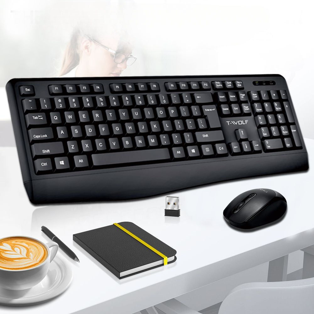 Wireless Keyboard Mouse Kit Portable Cheap Cost Effective Laptop Desktop Computer