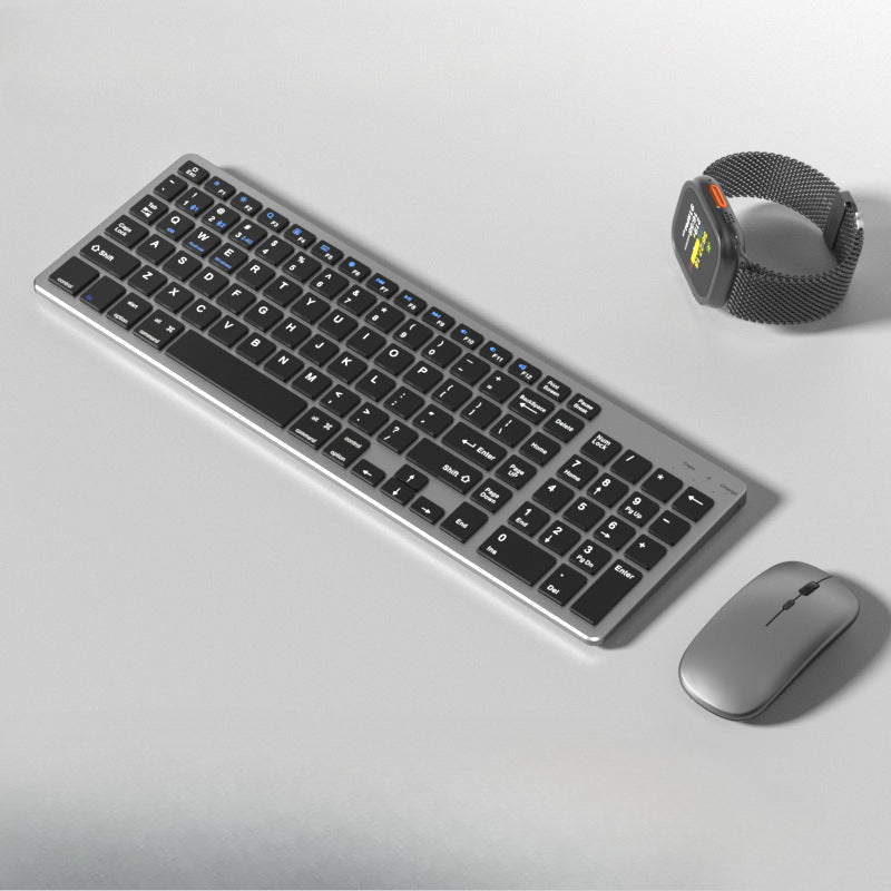 Wireless Keyboard Scissors Feet Mute Mini Set Portable Computer Tablet Phone Folding Bluetooth Keyboard