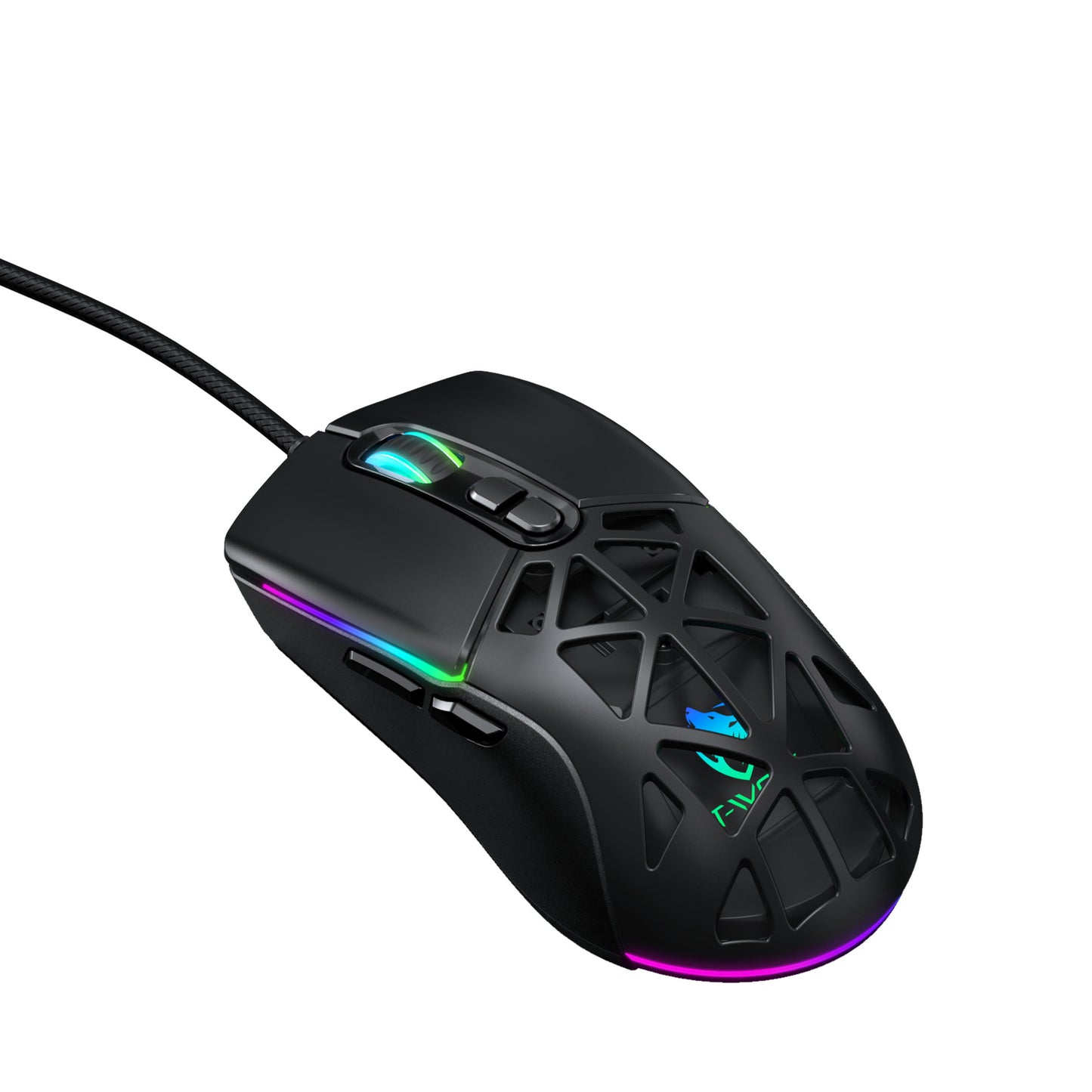 hot selling wired gaming mouse RGB lighting 12800dpi
