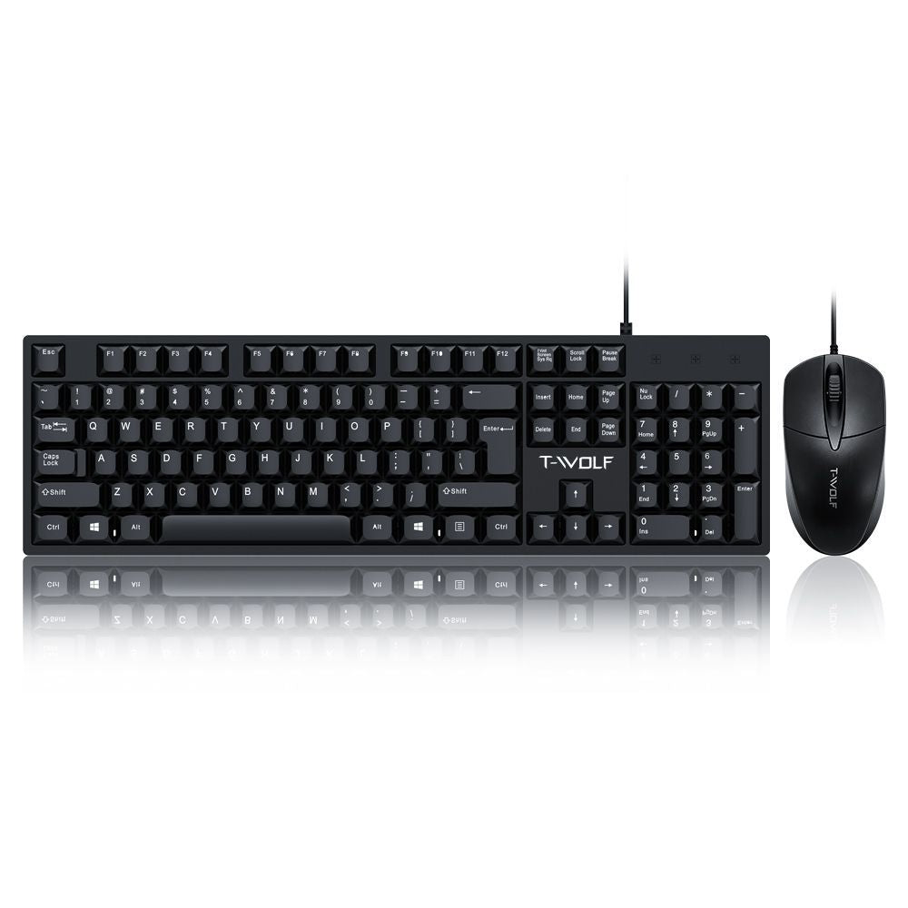 TF500 keyboard and mouse set Spanish business usb wired keyboard mouse game office desktop