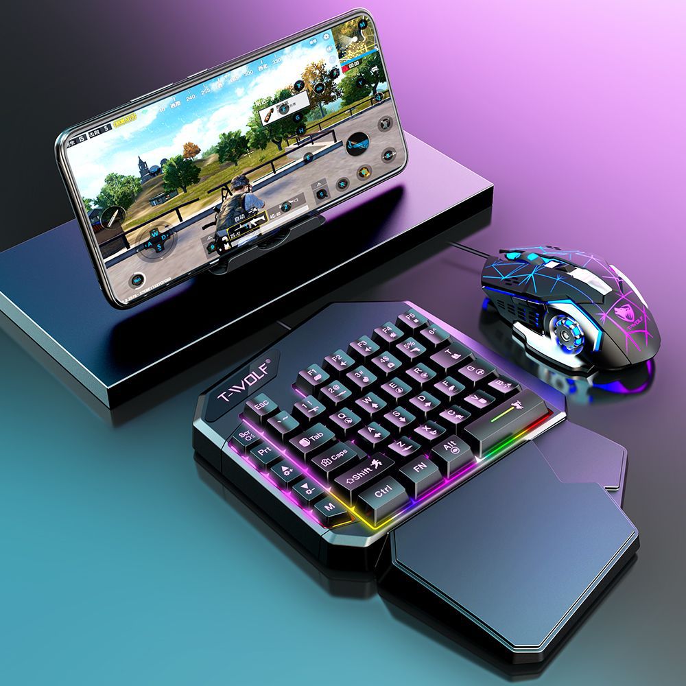 T19 one-handed keyboard Gungod Throne left-hand game keyboard mechanical feel