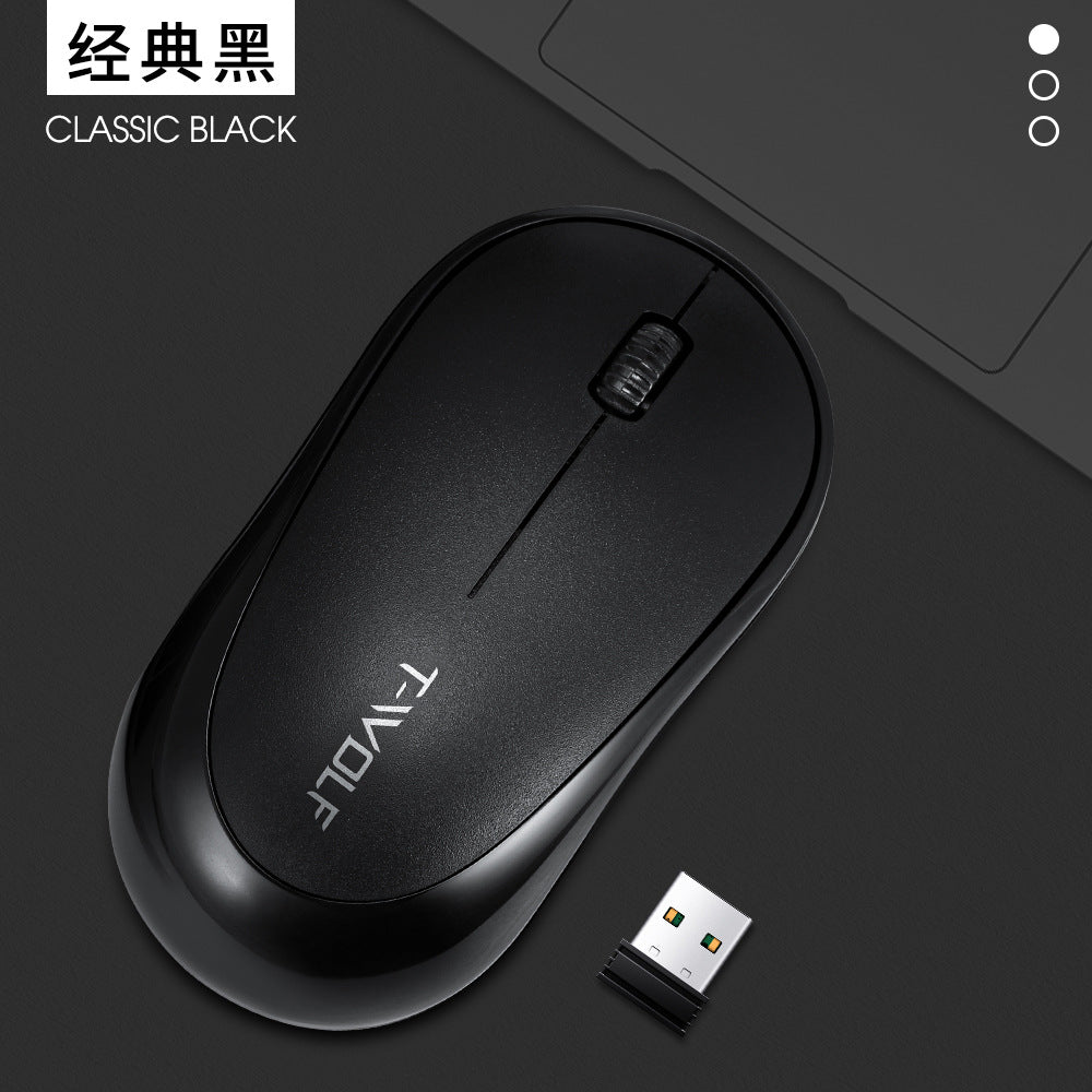 Q18 wireless mouse ultra-thin office business optical mouse girls color fresh gift mouse
