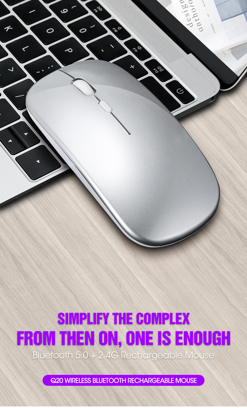 X1 wireless mouse Bluetooth dual-mode charging silent mouse computer notebook office optical mouse