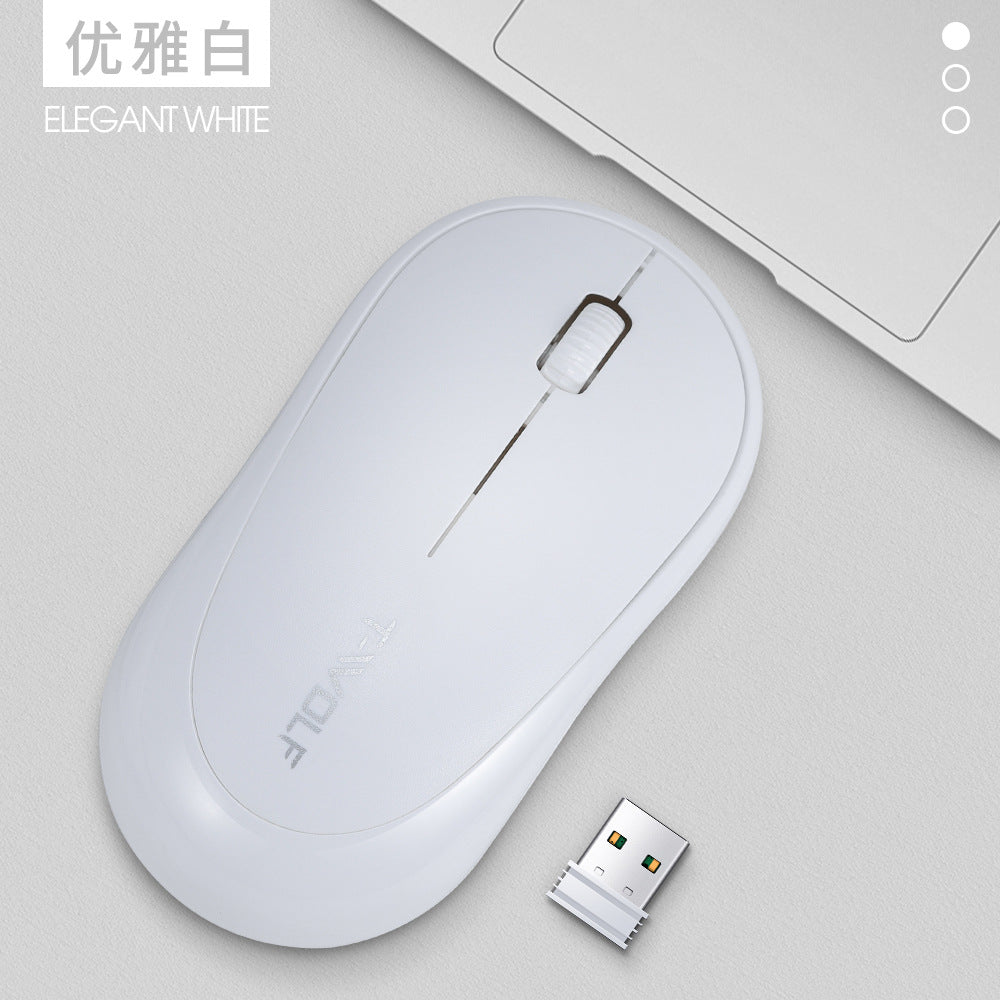 Q18 wireless mouse ultra-thin office business optical mouse girls color fresh gift mouse