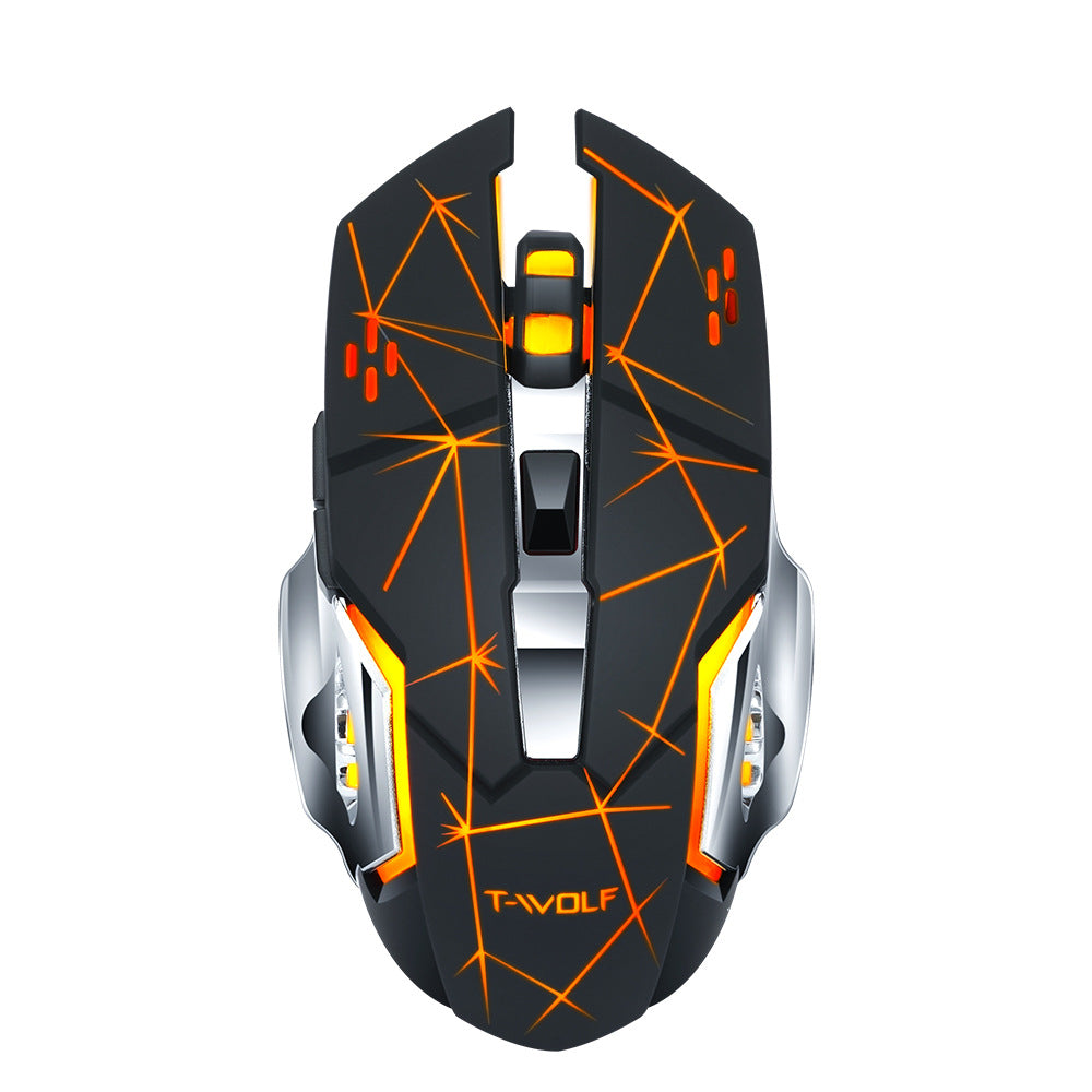 Q13 charging wireless game mouse luminous mechanical mouse mouse