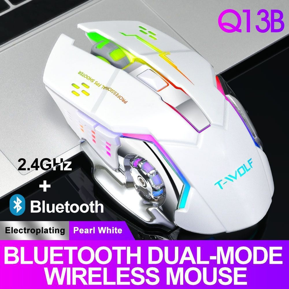 Q13 charging wireless game mouse luminous mechanical mouse mouse