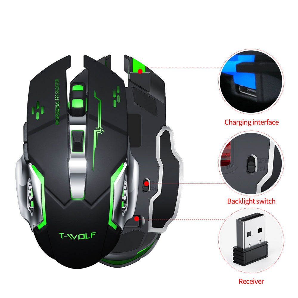 Q13 fashion wireless charging mouse 2.4G factory