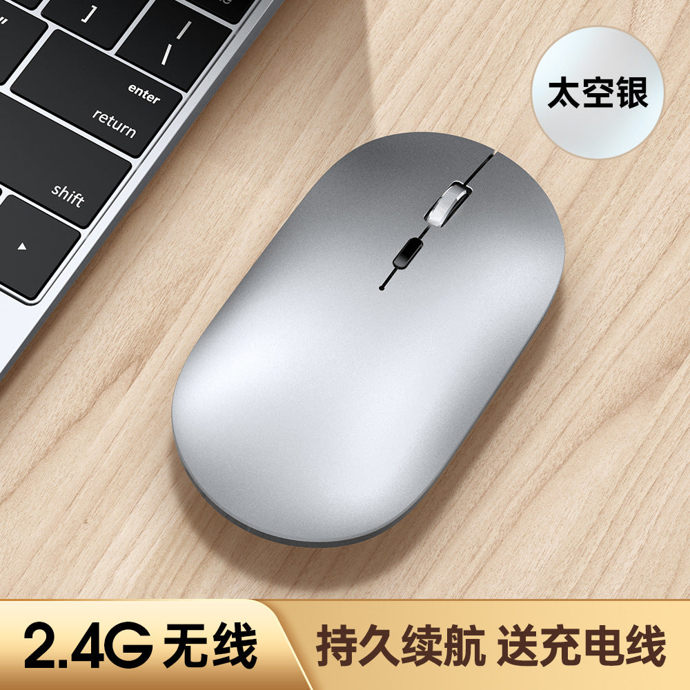 X2 Wireless Mouse Business Mute Typec Charging Aluminum Alloy Roller Office Mouse Bluetooth