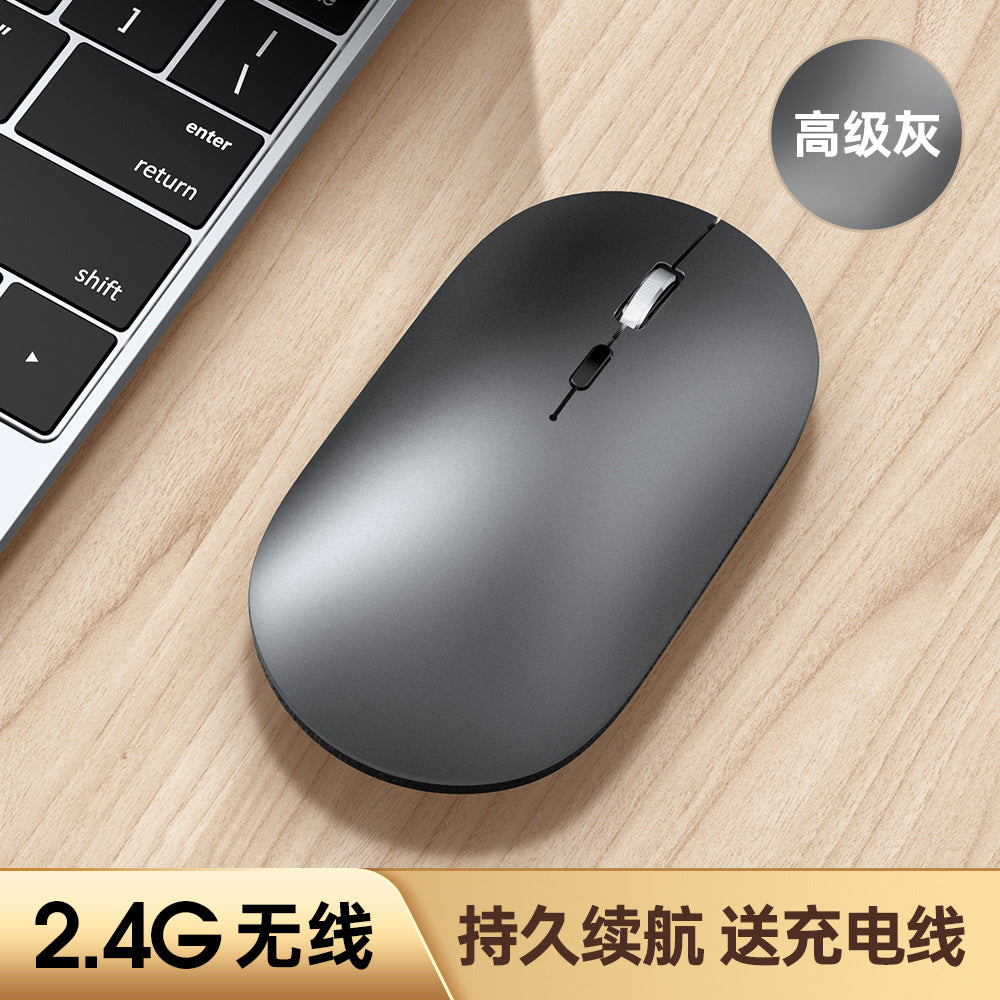 X2 Wireless Mouse Business Mute Typec Charging Aluminum Alloy Roller Office Mouse Bluetooth