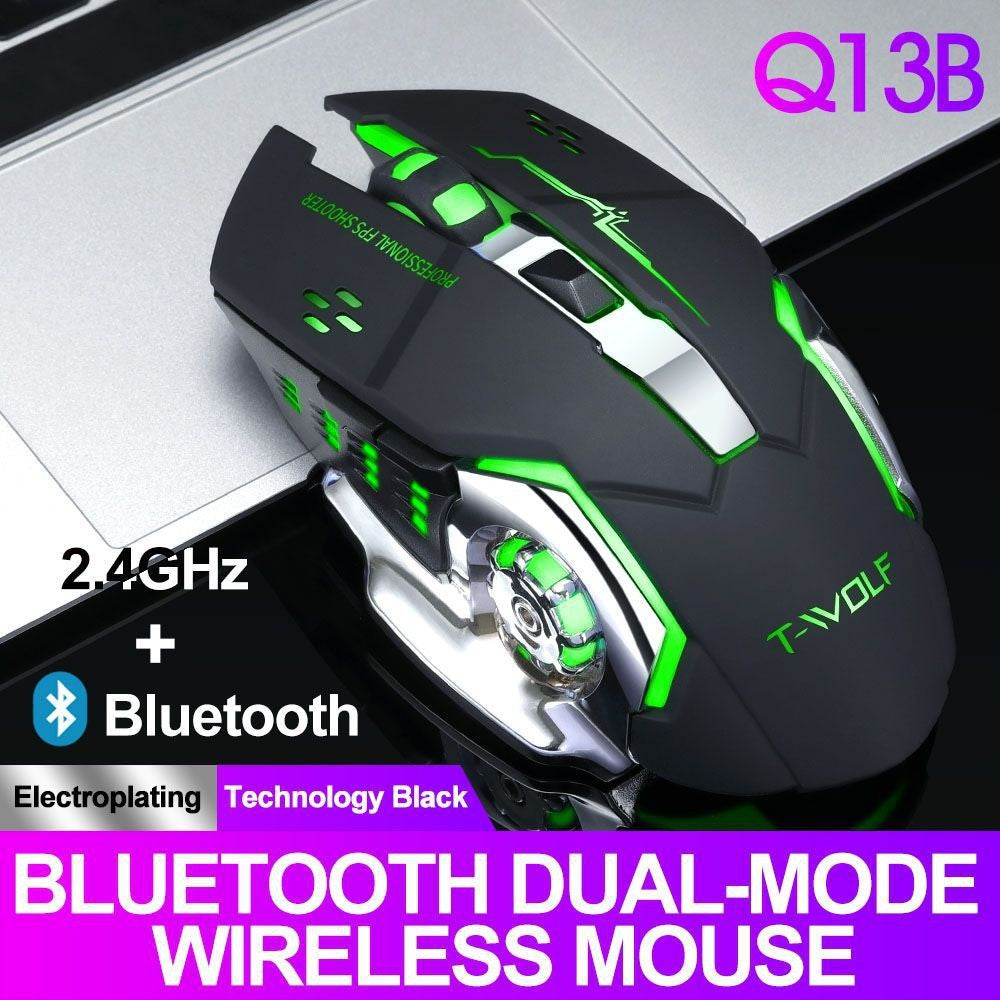 Q13 charging wireless game mouse luminous mechanical mouse mouse