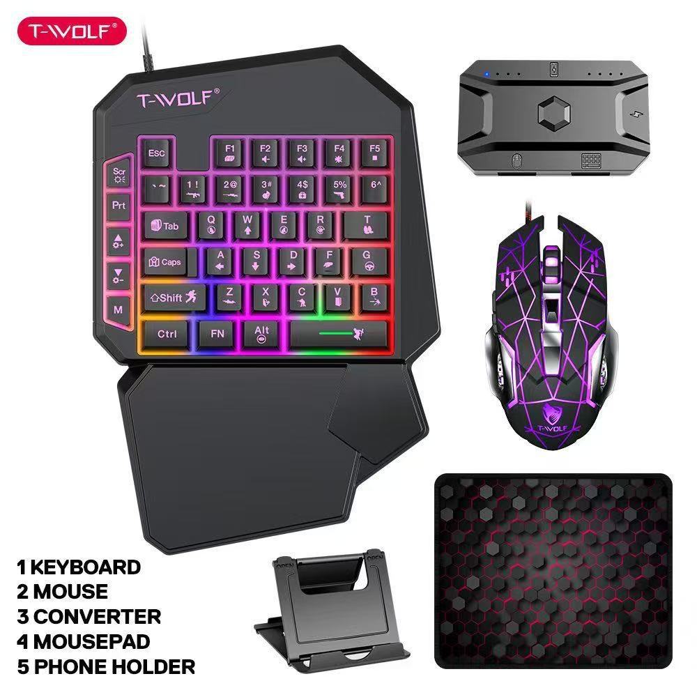 T19 one-handed keyboard Gungod Throne left-hand game keyboard mechanical feel