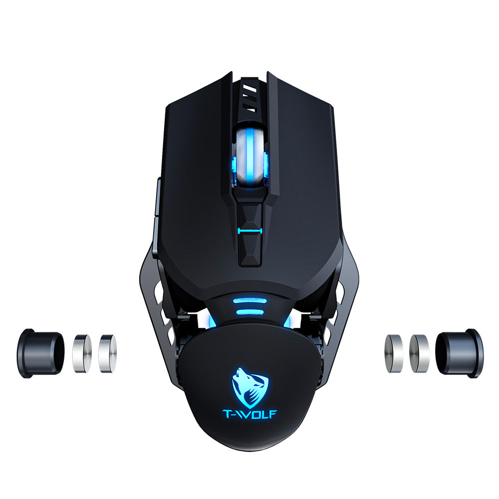 G530 mechanical game mouse e-sports luminous wired computer metal emphasis macro programming