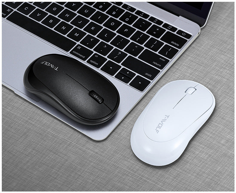 Q18 wireless mouse ultra-thin office business optical mouse girls color fresh gift mouse