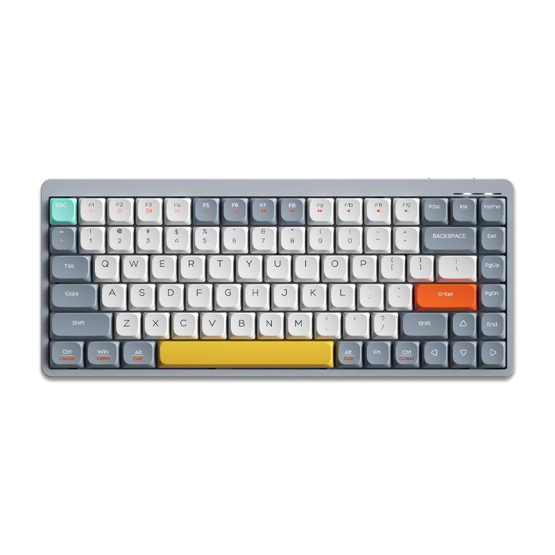 YK75 low axis mechanical keyboard, wireless bluetooth three-mode ultra-thin portable office notebook tablet keyboard