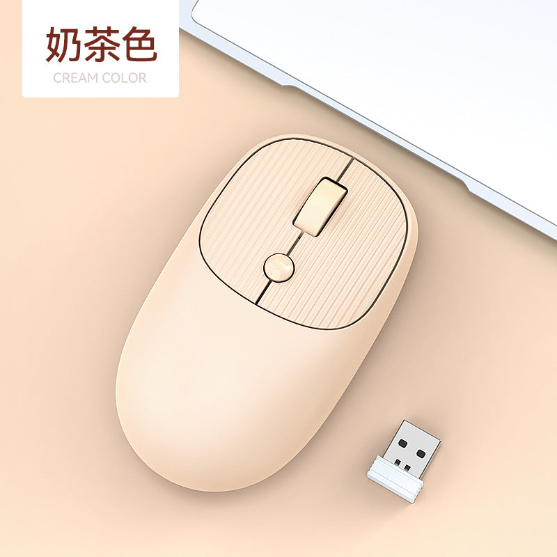 Q19 Wireless Bluetooth Mouse Display Power Macaron Color USB Private Model New Product