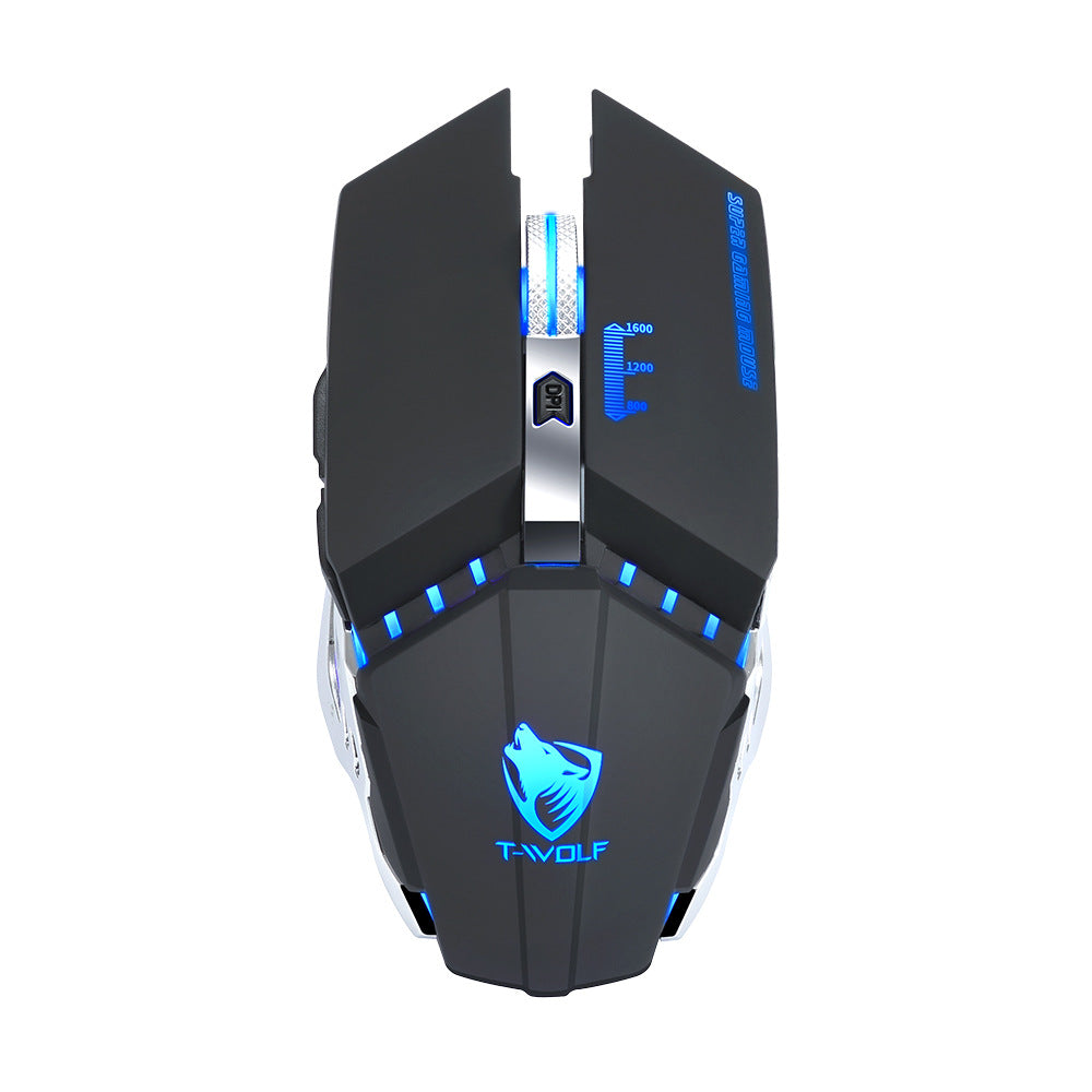 Q15 wireless mouse charging silent luminous game mouse mouse