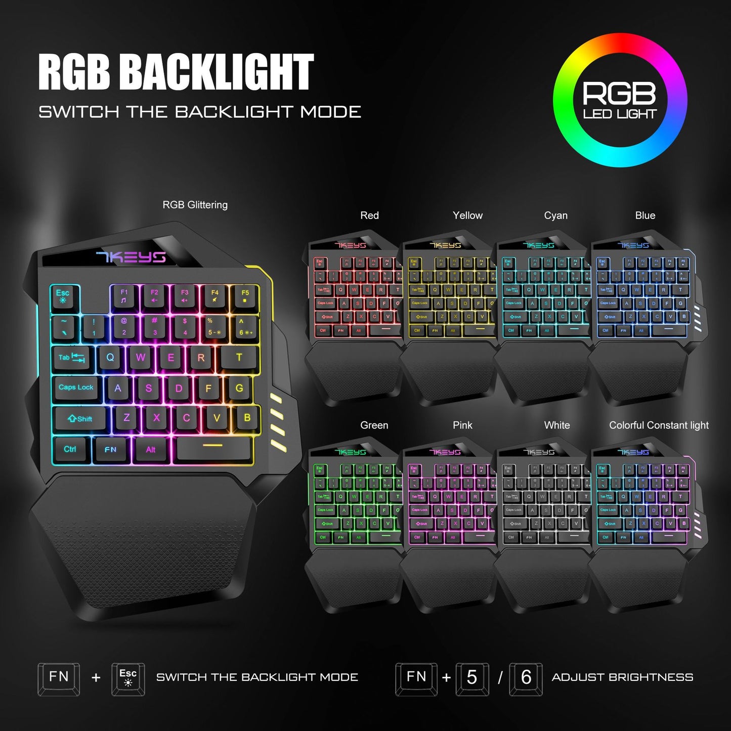 Single-handed keyboard G30-A