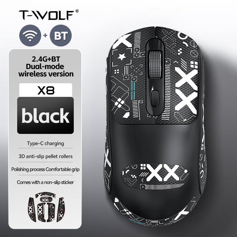 X8 wireless bluetooth mouse charging game office luminous hot-selling
