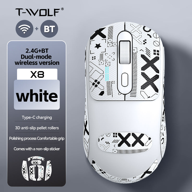 X8 wireless bluetooth mouse charging game office luminous hot-selling