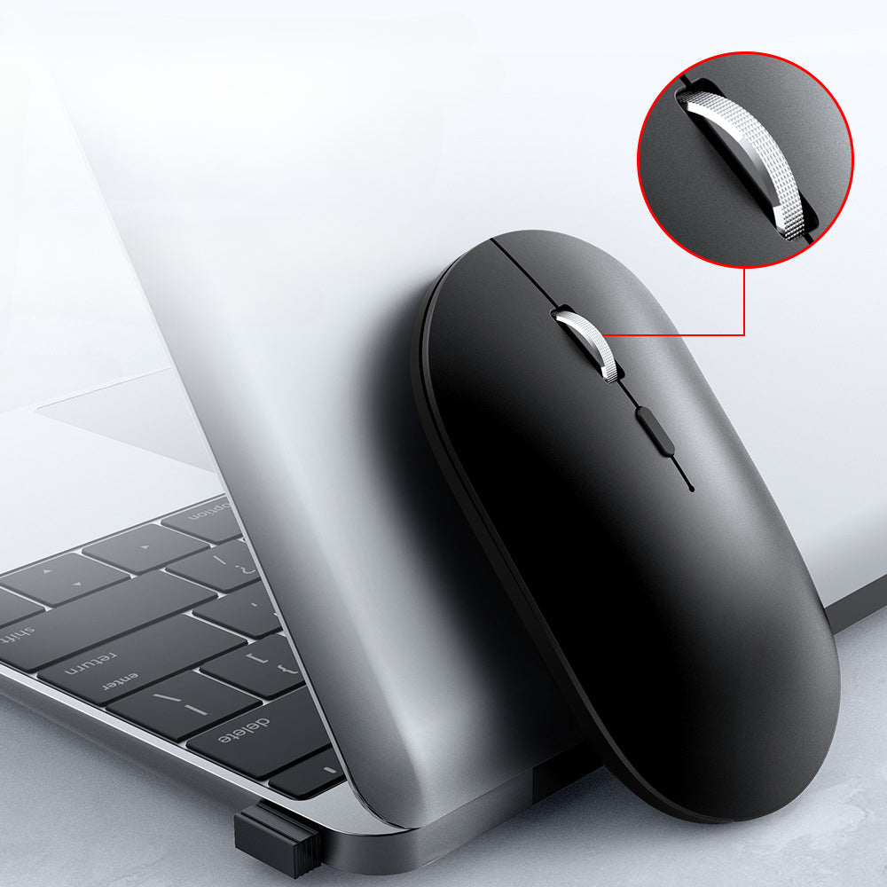 X2 Wireless Mouse Business Mute Typec Charging Aluminum Alloy Roller Office Mouse Bluetooth