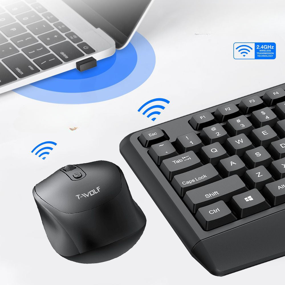 Wireless Keyboard Mouse Kit Portable Cheap Cost Effective Laptop Desktop Computer