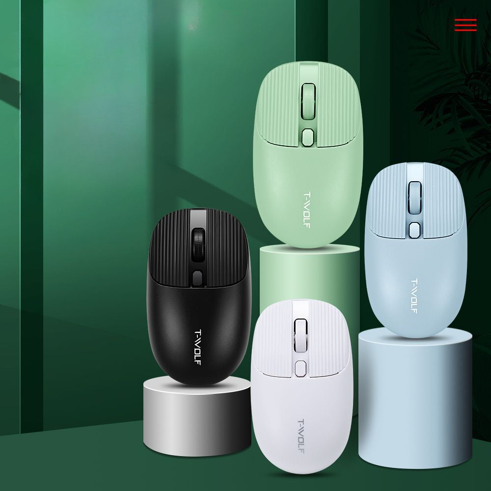 Q19 wireless mouse fashion girl colorful cute cobblestone silent office business cute little mouse