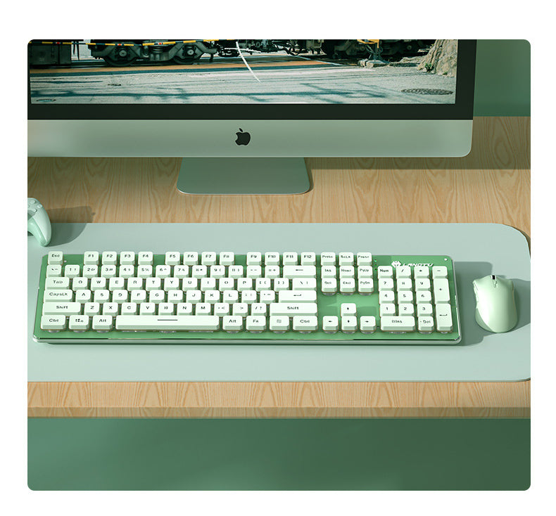 LT600 wireless silent film keyboard and mouse set desktop notebook game competitive office keyboard mouse