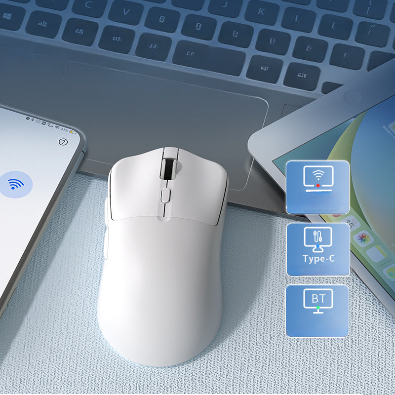 T6 mouse mute three-mode computer notebook desktop mouse portable durable office optical wired mouse