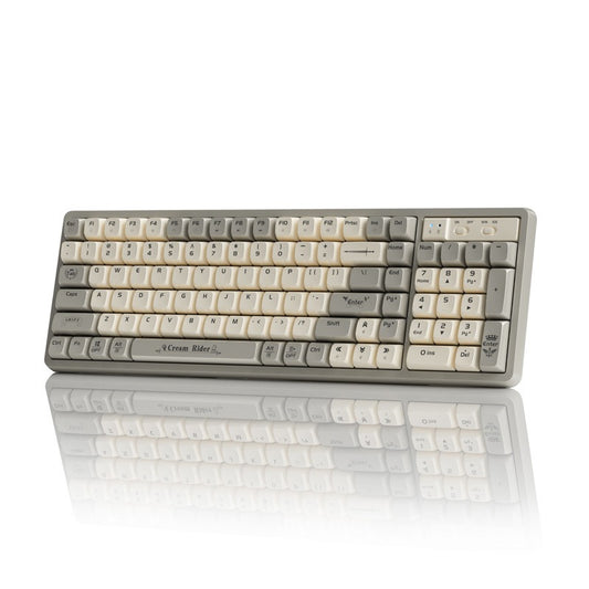 GK102 three-mode Bluetooth wireless mechanical keyboard, wired desktop notebook e-sports game green axis keyboard