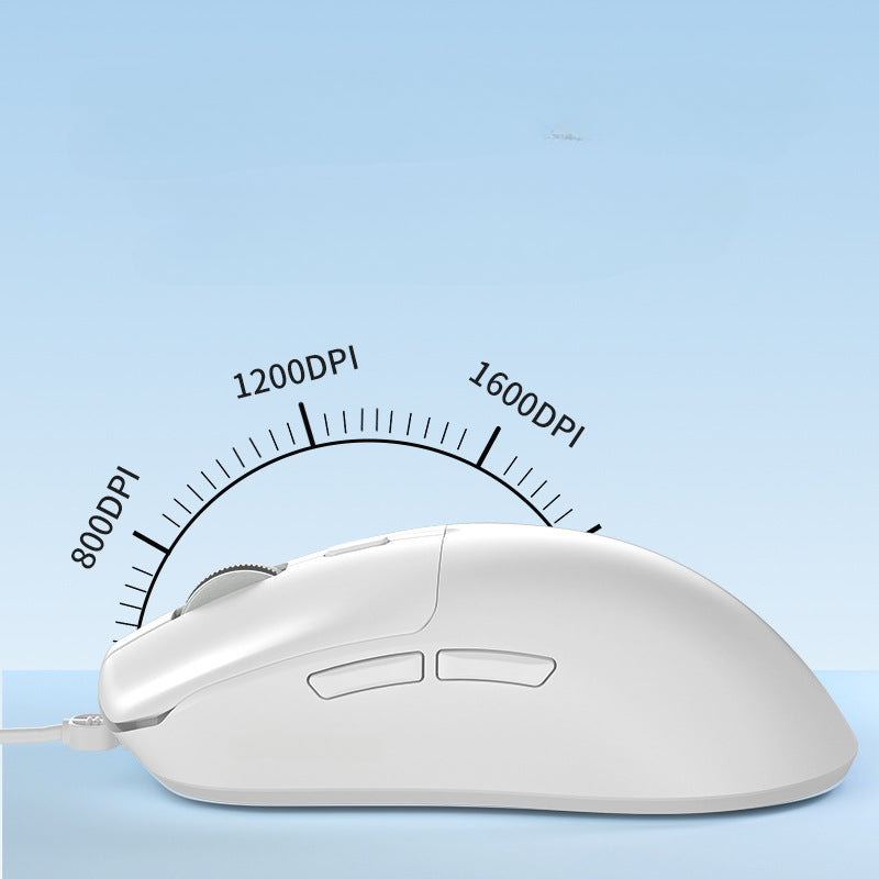 T6 mouse mute three-mode computer notebook desktop mouse portable durable office optical wired mouse