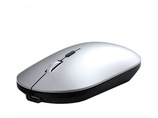 X2 Wireless Mouse Business Mute Typec Charging Aluminum Alloy Roller Office Mouse Bluetooth