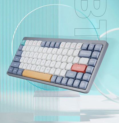 YK75 Bluetooth three-mode low-axis mechanical keyboard portable notebook office silent keyboard