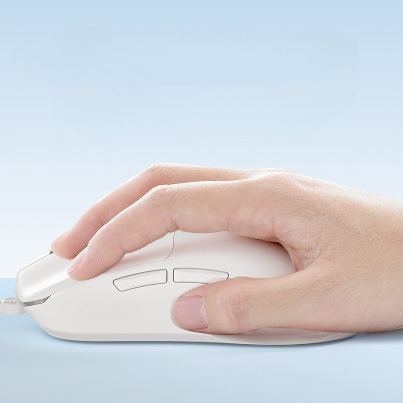 T6 mouse mute three-mode computer notebook desktop mouse portable durable office optical wired mouse