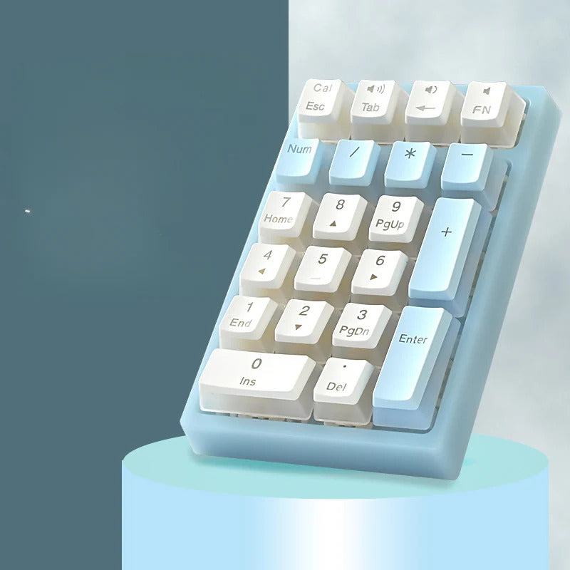 K10 wired RGB numeric keyboard portable TYPE-C interface small mechanical keyboard