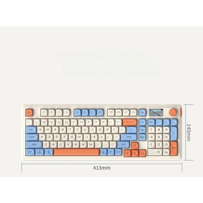 L98 wired silent office keyboard, mechanical feel RGB light effect game competitive high-value keyboard