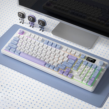 L98 wired silent office keyboard, mechanical feel RGB light effect game competitive high-value keyboard