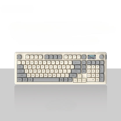 L98 wired silent office keyboard, mechanical feel RGB light effect game competitive high-value keyboard