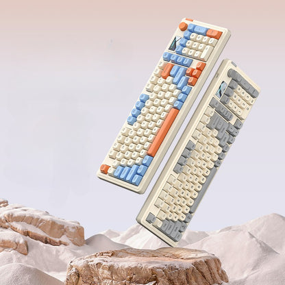 L98 wired silent office keyboard, mechanical feel RGB light effect game competitive high-value keyboard