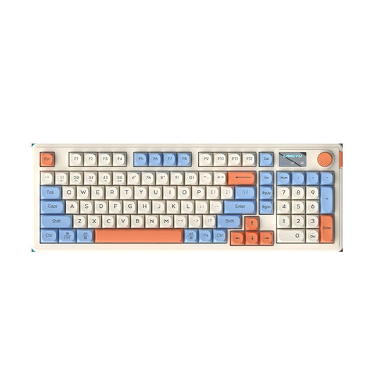 L98 wired silent office keyboard, mechanical feel RGB light effect game competitive high-value keyboard