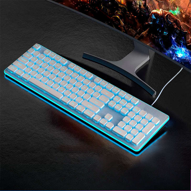 L1 mechanical feel silent wireless keyboard desktop notebook e-sports game office backlit wired keyboard