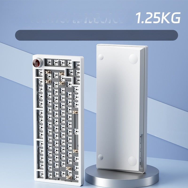 YK820 aluminum alloy mechanical keyboard kit 82 keys gasket bluetooth wireless keyboard