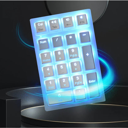 K10 wired RGB numeric keyboard portable TYPE-C interface small mechanical keyboard