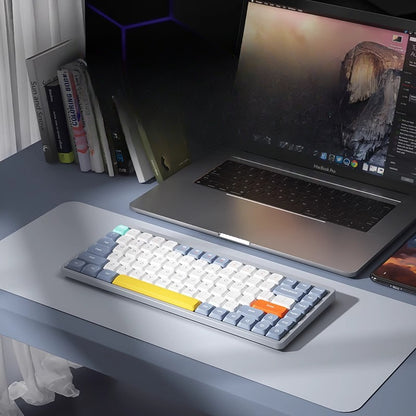YK75 low axis mechanical keyboard, wireless bluetooth three-mode ultra-thin portable office notebook tablet keyboard