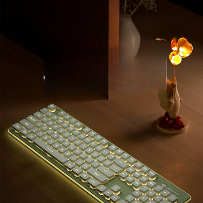LT600 wireless silent film keyboard and mouse set desktop notebook game competitive office keyboard mouse
